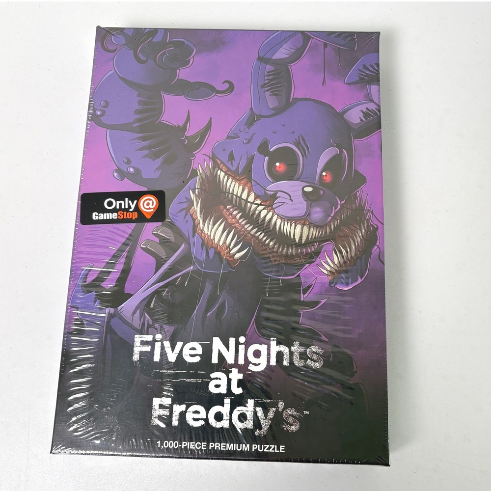 Five Nights at Freddys 1000 pc Puzzle Twisted Bonnie GameStop Exclusive NEW